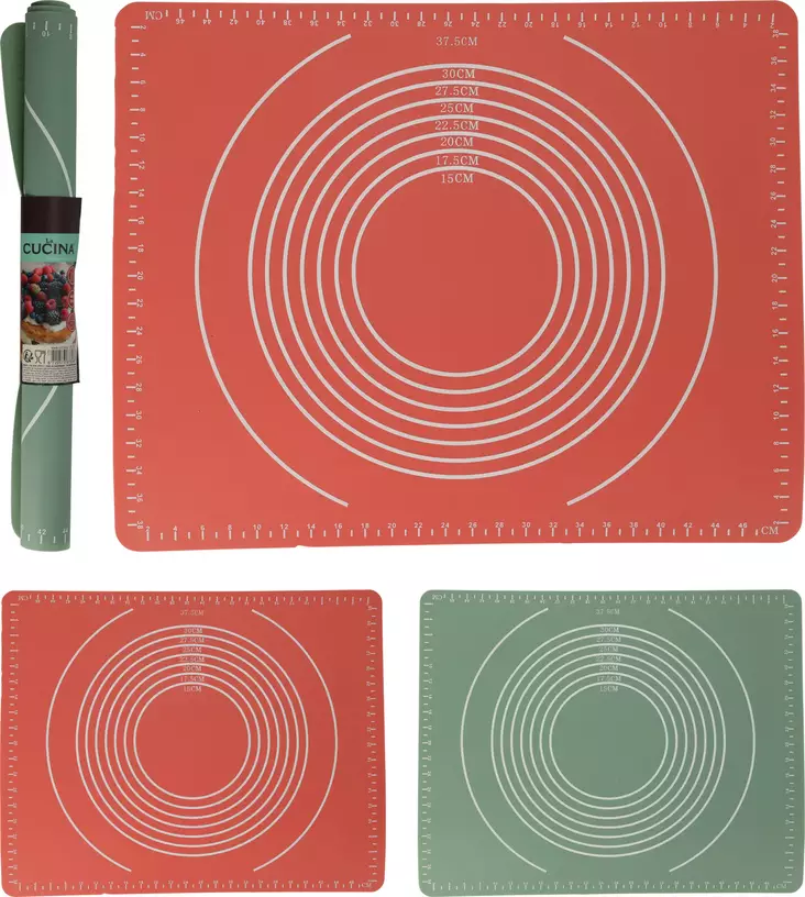 Leivinalusta silikoni 50X40 cm - Leipurin välineet - 8720573678568 - 1