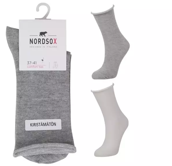 N ROLL-TOP SUKKA BAMBU-VISKOOSI 39-41 - Naisten sukat - 6438159947008 - 1