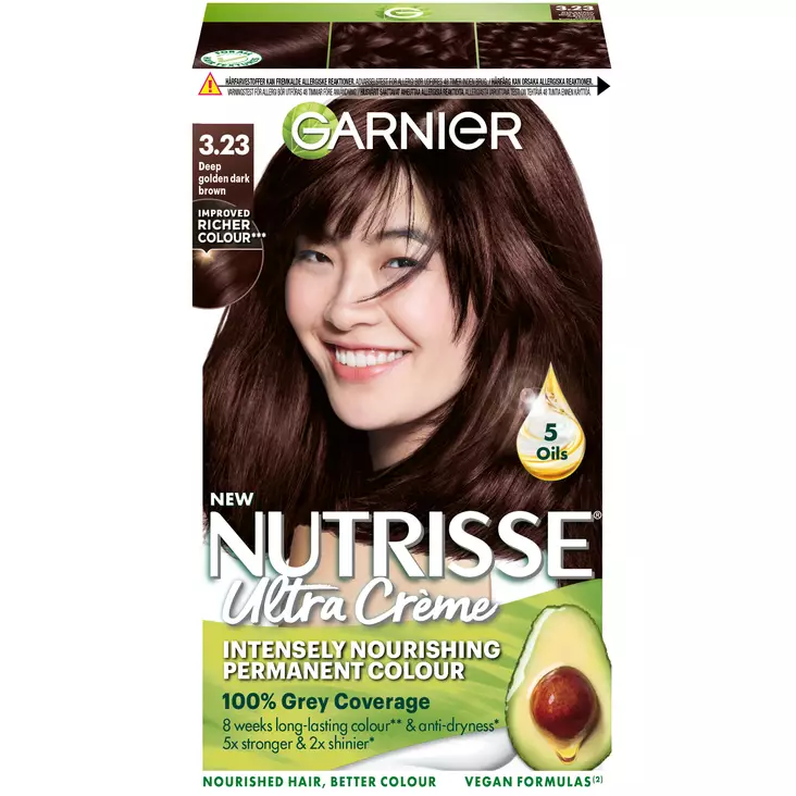 NUTRISSE 3.23 TUMMA HELMIÄISRUSKEA KESTO - Hiusvärit - 3600542130998 - 1
