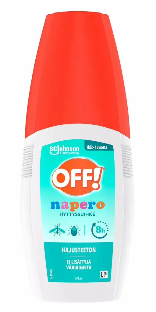 OFF NAPERO HYTTYSSUIHKE 100ML - Hyönteiskarkoittimet ja -pyydykset - 5000204385878 - 1