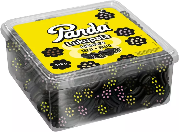 Panda Täyte Lakupala 900 g – neljä makua - Makeispussit, -patukat ja tikkarit - 6412500048828 - 1