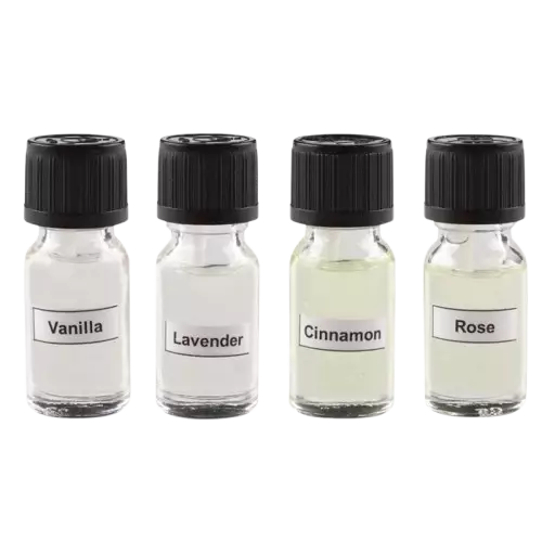 Polar Eteerinen öljy 4 kpl DIY kynttilävalmistukseen vanilja, kaneli, ruusu, laventeli - Tee-se-itse DIY - 6410416501888 - 1