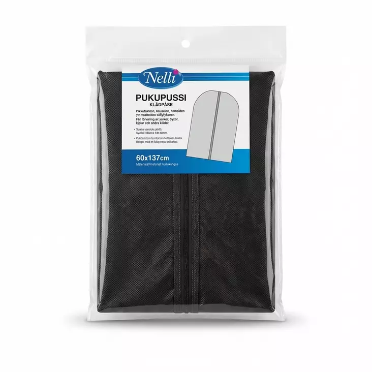 Pukupussi, 60*137cm kangas - Vaatteiden säilyttäminen - 6438506016258 - 1
