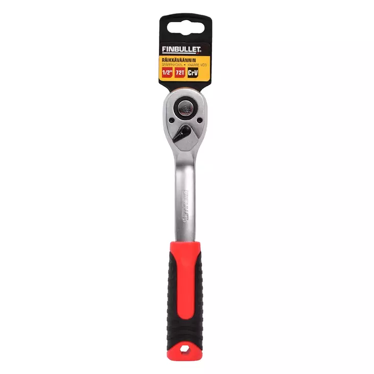 Räikkäväännin 1/2" 72T Cr-V - Hylsytyökalut - 6430017709568 - 2