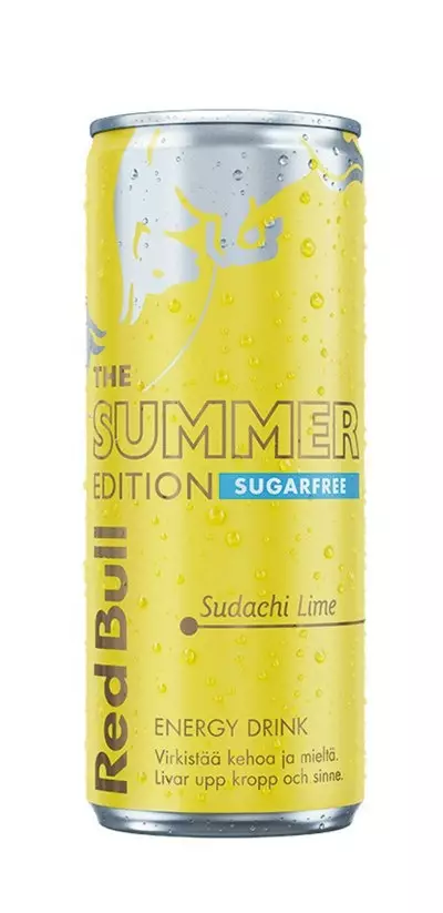 Red Bull Sudachi & Lime sokeriton energiajuoma 250 ml - Energiajuomat - 0000090493508 - 1
