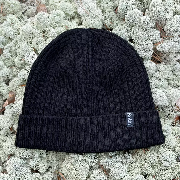 RETKI PIPO 100% MERINO MUSTA - Miesten pipot, hatut ja lakit - 6418536030288 - 1