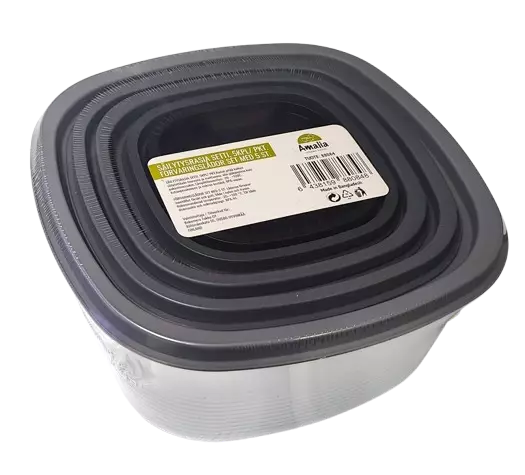 SÄILYTYSRASIASETTI 5-OSAINEN - Ruuansäilytysrasiat - 6438159880848 - 1