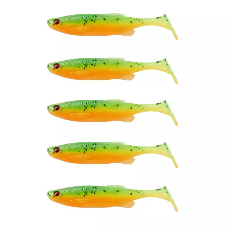 SG Fat Minnow T-Tail 7,5cm Firecracker - Jigit ja jigipäät - 5706301769848 - 1