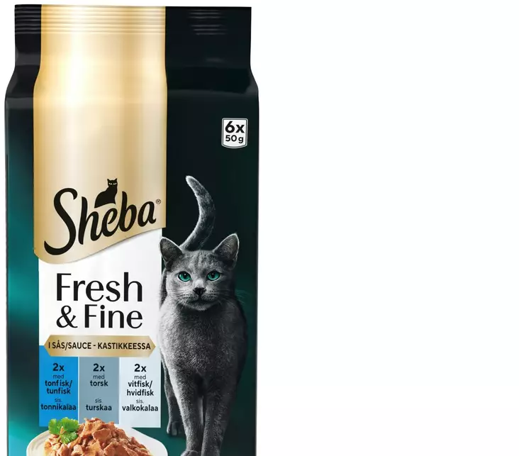 SHEBA FRESH & FINE KALALAJITELMA - Kissan märkäruoka - 4770608266028 - 1