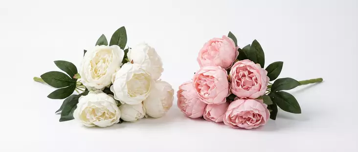 TEKOKUKKA PIONI KIMPPU 44 cm - Tekokukat ja -kasvit - 6438159393478 - 1