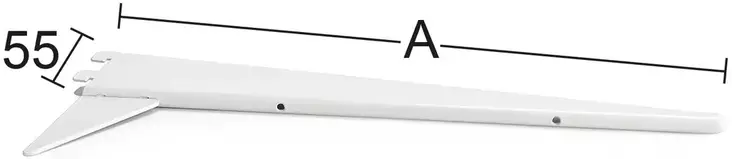 U-KANNATIN 40 CM valk - Hyllynkannattimet - 7317900309458 - 1