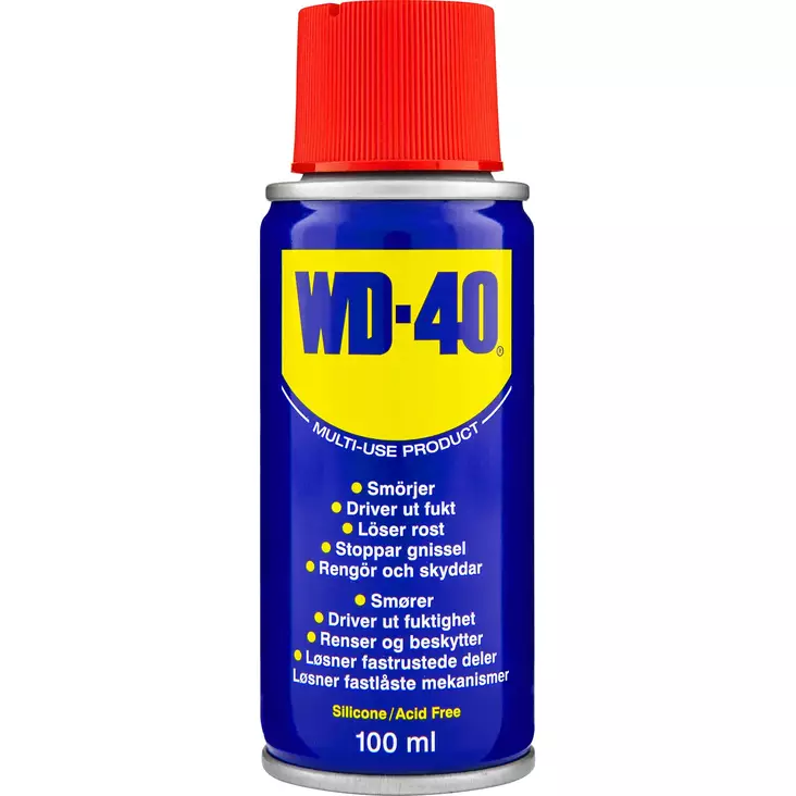 WD-40 Monitoimiaine 100ml - Voitelurasvat ja silikonit - 5032227550018 - 1