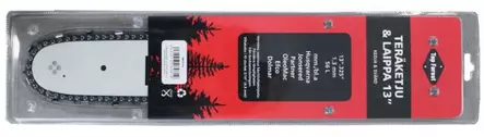 13" MOOTTORISAHAN LAIPPA JA TERÄKETJU - Moottorisahan tarvikkeet ja varaosat - 6430013069819 - 2