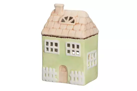4Living Talolyhty huvila Hanko vihreä 18 cm - Kynttilälyhdyt - 6410416545479 - 1