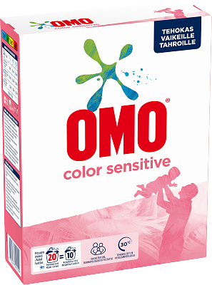 Omo Pyykinpesujauhe Sensitive Colour 700 G - Pyykinpesuaineet - 8712561420129 - 1