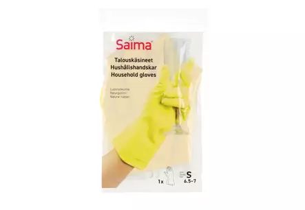 Saima Talouskäsineet 6,5-7 S - Suojavaatteet, -käsineet ja -tarvikkeet - 6410410184889 - 1