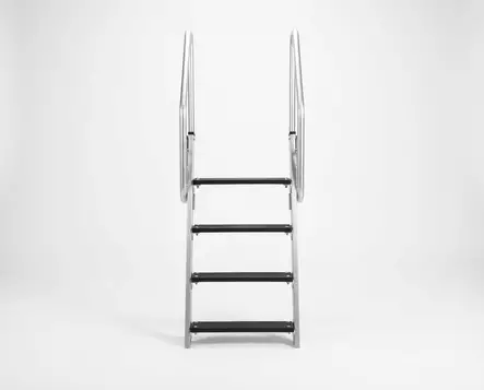 Laituritikas käännettävä, 4-ask. - Muut veneilytarvikkeet - 6438168104119 - 1