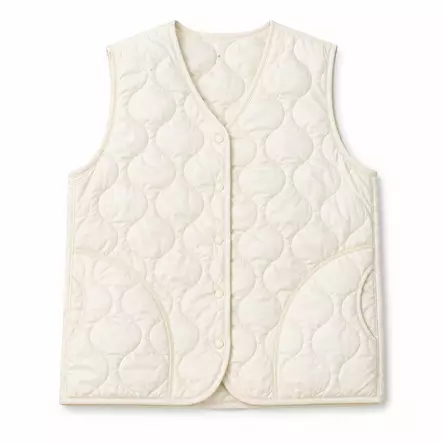 Naisten tikkiliivi beige - Naisten liivit - 6438506018559 - 1