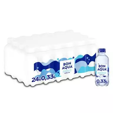 BONAQUA 0,33l KIVENNÄISVESI 24-PACK - Kivennäisvedet - 6415600546409 - 1