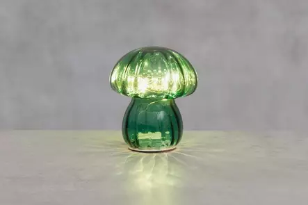 Finnlumor LED-Sieni lasia vihreä - Koristevalot - 6410416400389 - 2