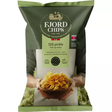 FjordChips perunalastu tilli ja suolakur - Sipsit - 7073298000239 - 1
