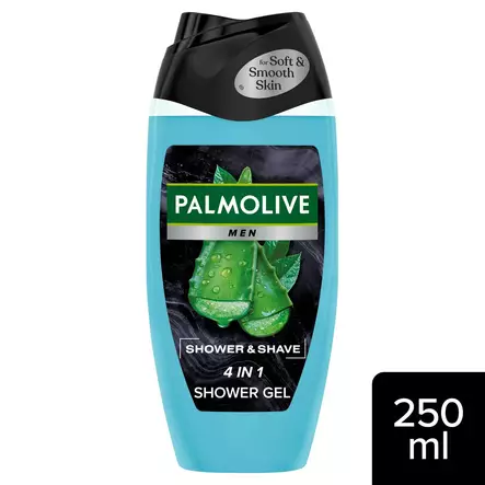 Palmolive Men Shower & Shave 4in1 suihkusaippua 250 ml - Miesten saippuat ja suihkugeelit - 8718951764309 - 1