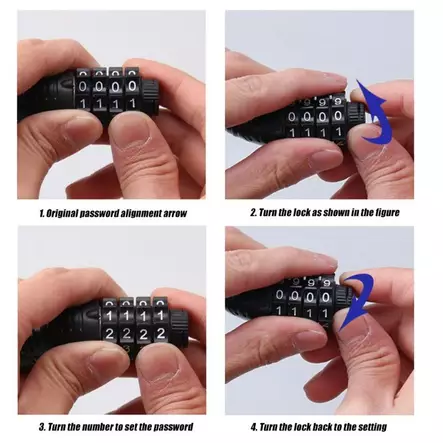 POLKUPYÖRÄN NUMEROLUKKO - Pyöräilyvarusteet ja -lukot - 6438159095389 - 2