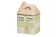 4Living Talolyhty huvila Hanko vihreä 18 cm - Kynttilälyhdyt - 6410416545479 - 1
