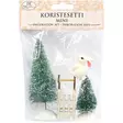 Koristesetti mini metsä 4kpl - Joulukorttiaskartelu - 6417715038909 - 1
