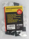 NIPPUSIDEKIINNIKE 19mm 3M 25kpl - Nippusiteet ja kaapelikiinnikkeet - 6430032159829 - 2