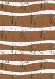 Winteria Joulupaperi Kraft 70 cm x 5 m - Paketointitarvikkeet - 6410416115009 - 1
