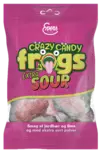 Carletti Crazy Candy Frogs Extra Sour - Makeispussit, -patukat ja tikkarit - 5701049255929 - 1