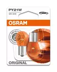 OSRAM POLTIN 12V PY21W 2KPL/PKT - Auton polttimot - 4062172396349 - 1