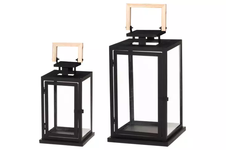 4Living Lyhty Pine 23x23x41,5 cm - Kynttilälyhdyt - 6410413329249 - 1