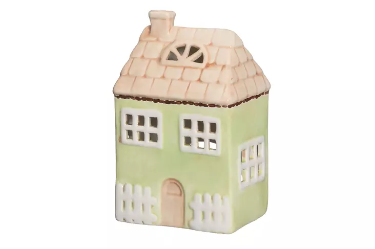 4Living Talolyhty huvila Hanko vihreä 18 cm - Kynttilälyhdyt - 6410416545479 - 1