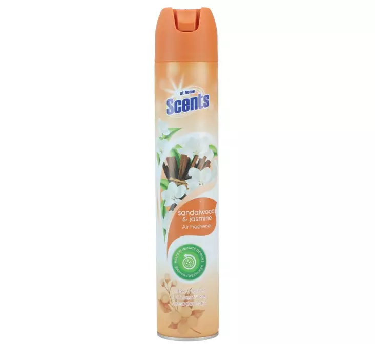 At Home Scents ilmanraikastinsuihke Sandalwood & Jasmine EN-FI-SV-NO-DK 400 ml - Ilmanraikastimet - 8720847374769 - 1