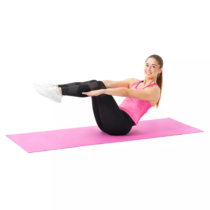 Atom Fitnessmatto 3 mm pinkki - Kuntoiluvälineet - 6410416093659 - 1
