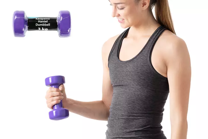 Atom Käsipaino Neopreeni 3 kg - Kuntoiluvälineet - 6410413058699 - 1