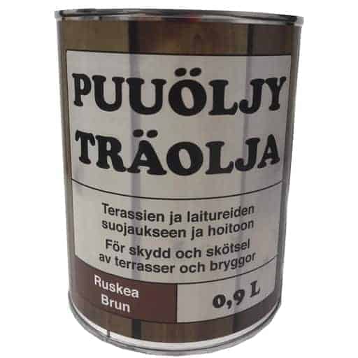 BASIC PUUÖLJY KIRKAS 0,9L - Puuöljyt ja terassin käsittely - 6430026953549 - 1