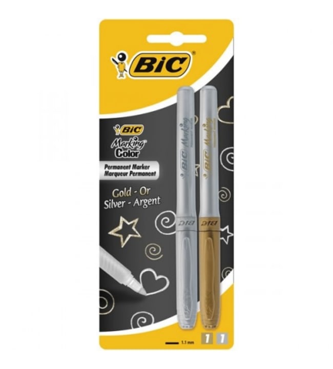 BIC KULTA- JA HOPEATUSSI - Sakset - 3086123302259 - 1