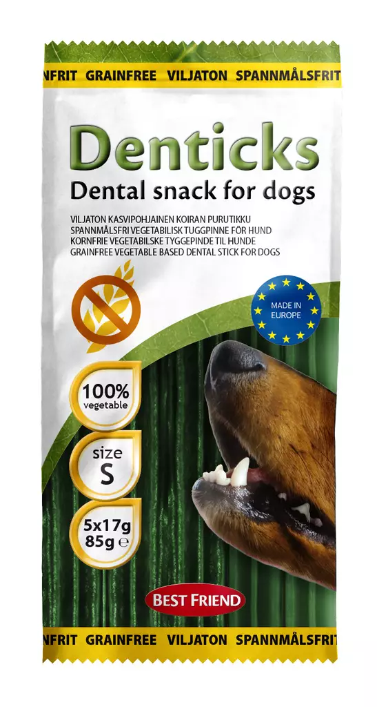 Best Friend Denticks purutikku S 5 kpl 85 g - Koiran hampaidenhoitoherkut - 5700551123849 - 1