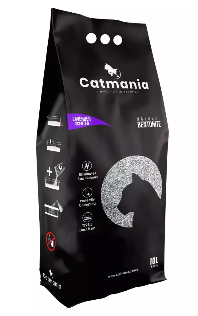 CATMANIA KISSANHIEKKA 10 L LAVENTELI - Kissanhiekat - 8682162004069 - 1