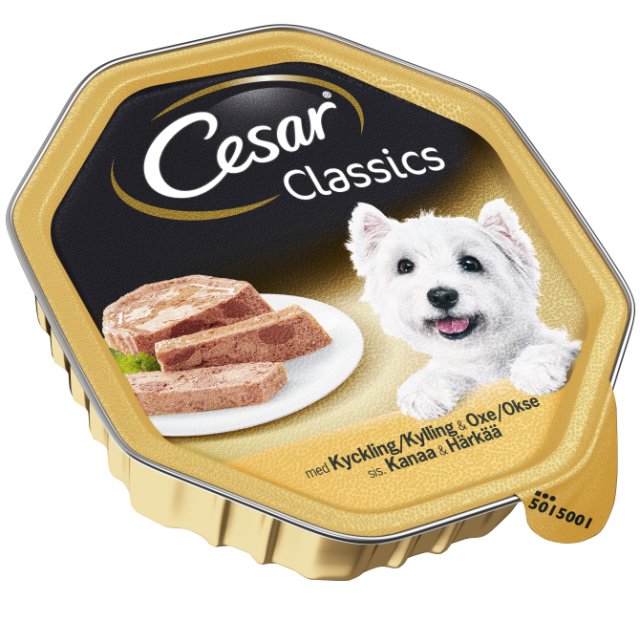 CESAR KANAA JA HÄRÄNLIHAA - Koiran märkäruoat - 4008429511219 - 1