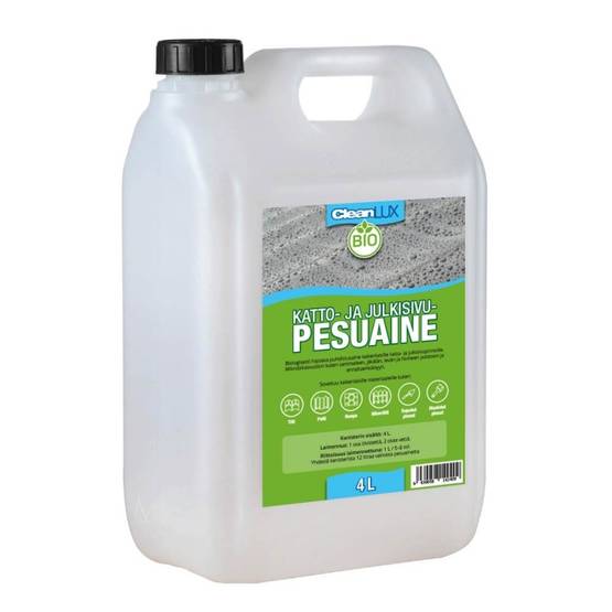 CLEANLUX BIO KATON JA JULKIS. PESU - Maalinpoistoaineet ja -pesut - 6430058142409 - 1