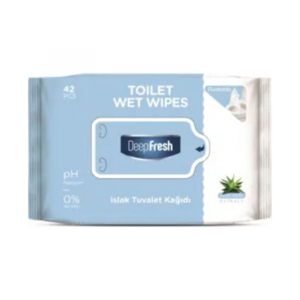 DEEP FRESH TOILET WET WIPES 48x42 KPL - Intiimikosteuspyyhkeet - 8681554617849 - 1