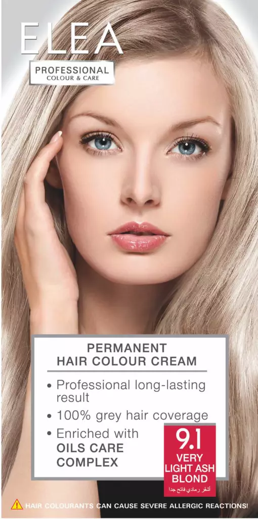 ELEA VERY LIGHT ASH BLOND 9,1 - Hiusvärit - 3800708382289 - 2