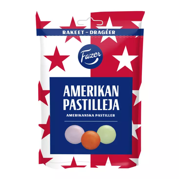 FAZER AMERIKAN PASTILLI 175G - Suklaat ja konvehdit - 6416453039919 - 1