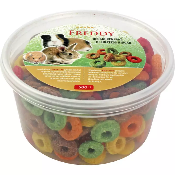 Freddy Herkkurenkaat 500 ml, 75 g - Pieneläinten ruoat - 6420140909119 - 1