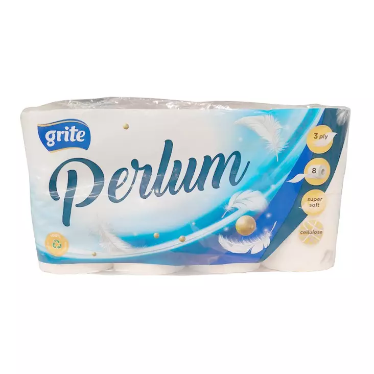 GRITE PERLUM WC-PAPERI 8 RLL - WC-paperit - 4770023351569 - 1