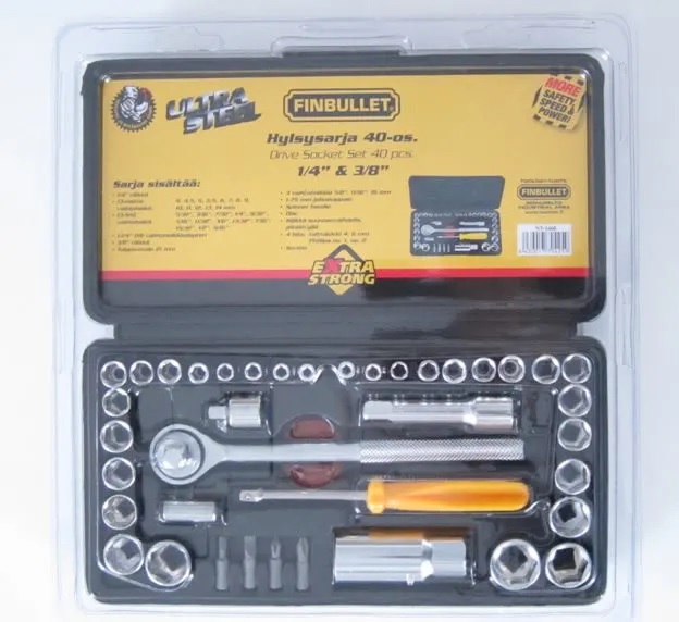 HYLSYSARJA 40-OS 1/4" JA 3/8" - Hylsyavainsarjat - 6430017704259 - 1